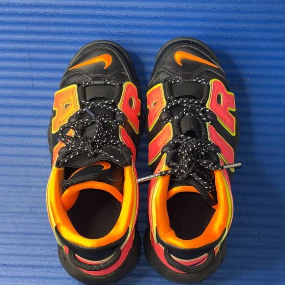 Size 7.5- Women’s Nike Air More Uptempo High Top Sneakers Black 917593-002 - Picture 5 of 8